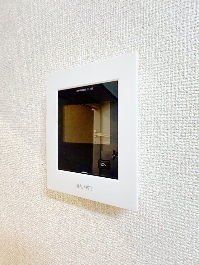 セキュリティ　訪問者の確認もこちらでばっちりです♪