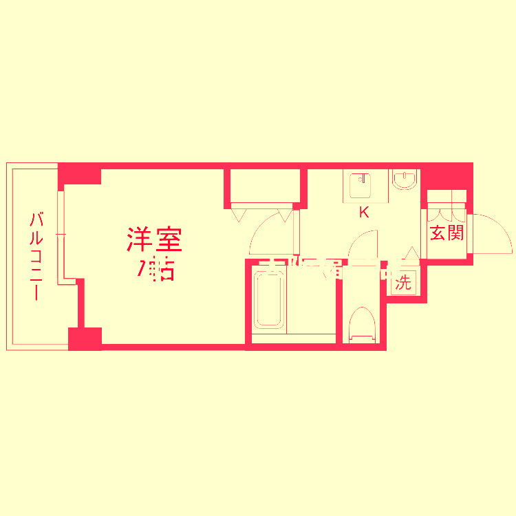 地下鉄長堀鶴見緑地線 松屋町駅 徒歩5分 10階建 築26年の間取り写真