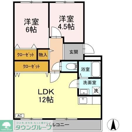 パティエール上本郷の間取り写真