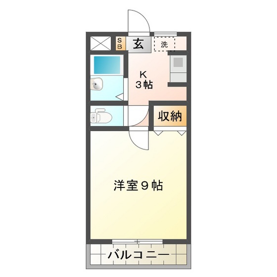 エスポワールの間取り写真