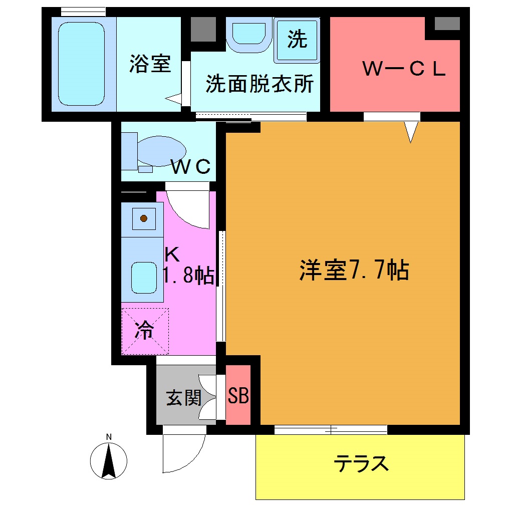 レーヴ・シャルマンの間取り写真