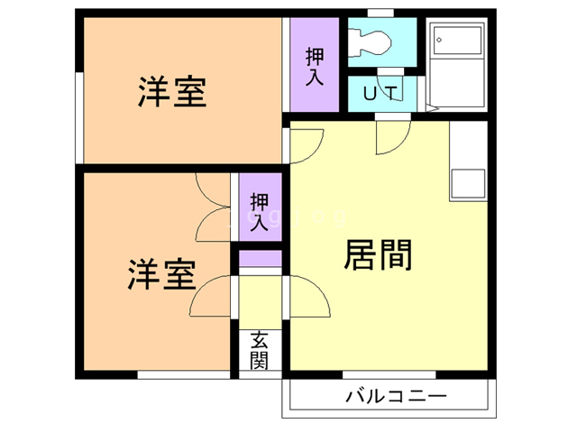 コーポラスエミの間取り