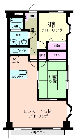 ウィンパレス弐番館の間取り