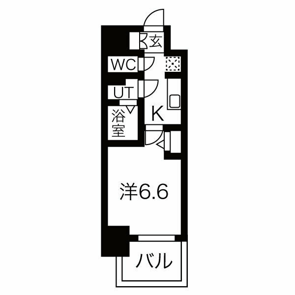 メイクス名駅南IIの間取り