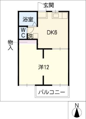 ハイツ桃山の間取り