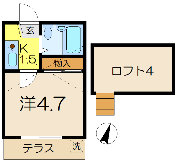 フローラ２の間取り