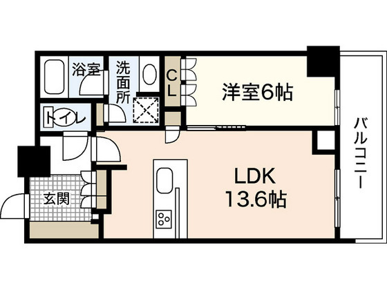 広島市南区松原町のマンションの間取り