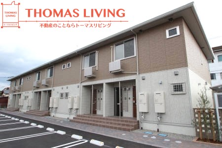 【ガーデンハウスC棟の建物外観】