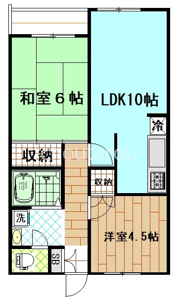 メゾンサニーベールの間取り