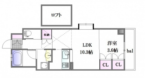 ルナレガロの間取り