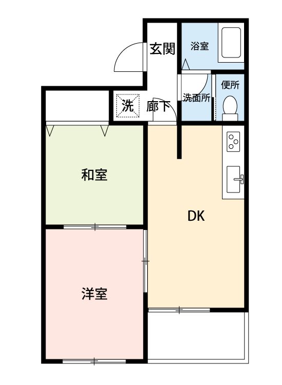 ラフォーレいずみＡ棟の間取り