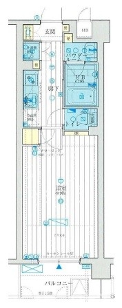 アスヴェル京都東山五条の間取り