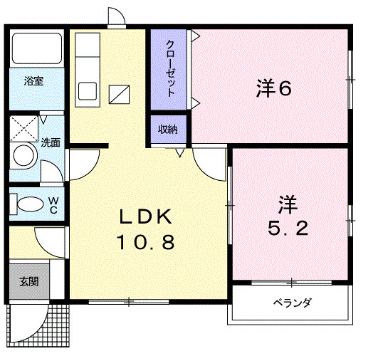 サンライトＹＫの間取り