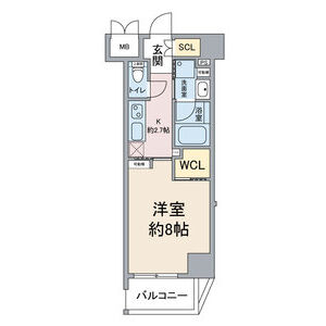 ユニレジデンス瑞穂運動場東の間取り