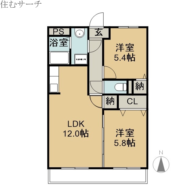 ユーミー川島の間取り