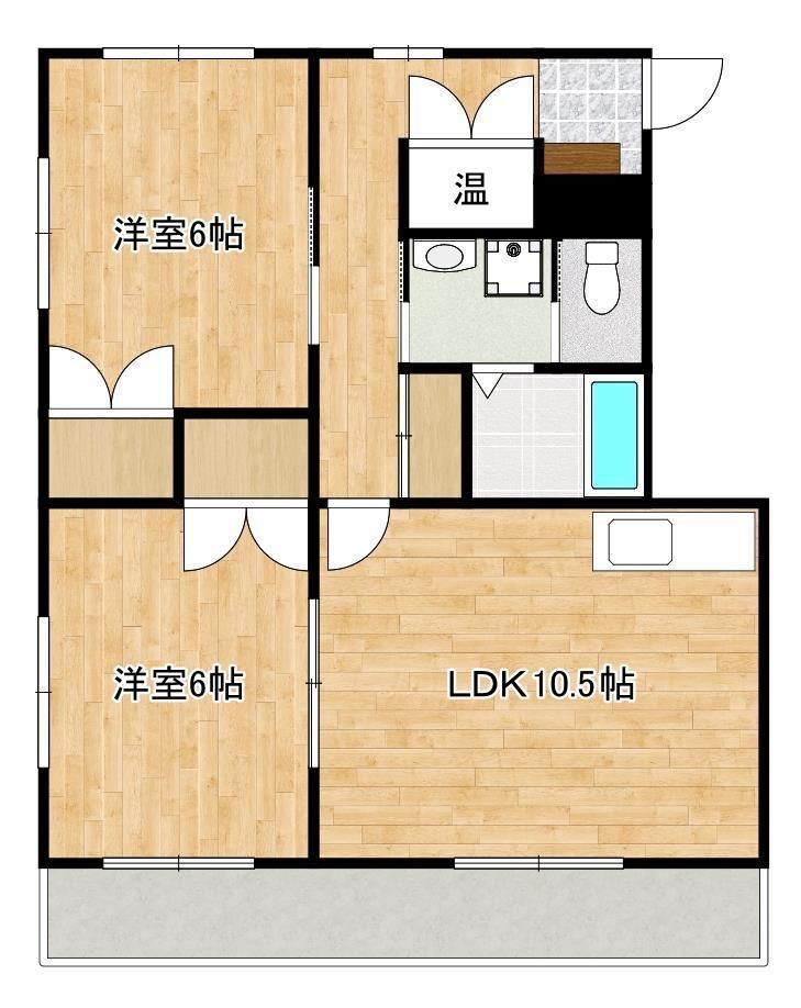 オーセンティック室園ＷＥＳＴの間取り