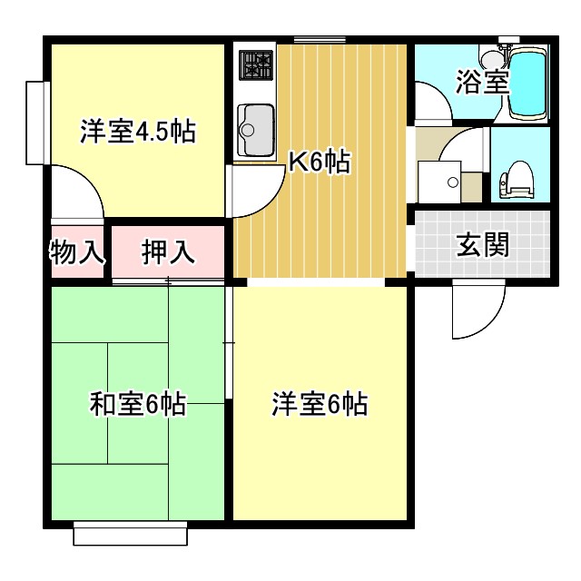 シャトレ御幸の間取り