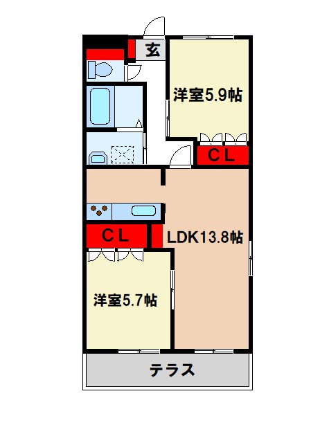 コアやすのIIの間取り