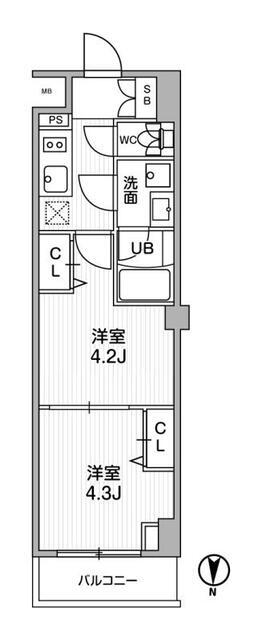 【ＳＹＦＯＲＭＥ西小山の間取り】