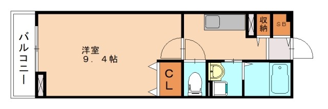 北九州市小倉北区今町のマンションの間取り