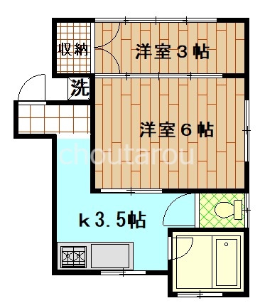 サンアベニュー新河岸の間取り