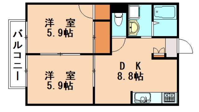 セフィーラ中村Ｂの間取り