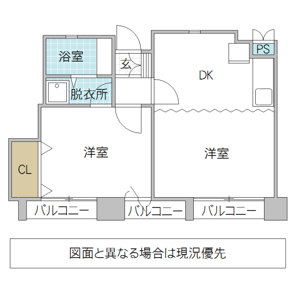 パークサイド二の宮の間取り