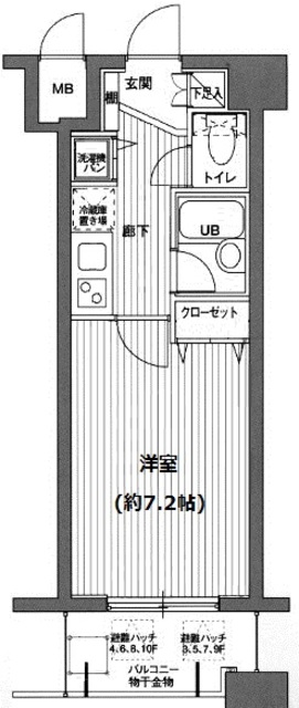 ガラ・ステージ京橋の間取り