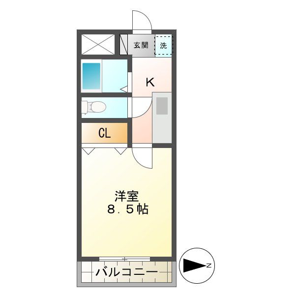 ダイムマンション鈴鹿の間取り