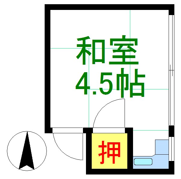 荒川区東日暮里のマンションの間取り