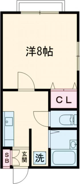 フィオーレハウス北棟の間取り