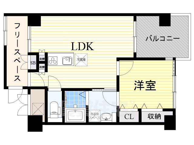 アビタシオンサンキュエムの間取り