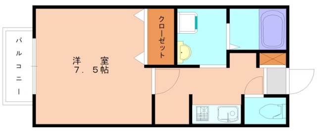 糟屋郡新宮町夜臼のアパートの間取り