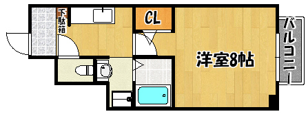神戸市西区玉津町西河原のアパートの間取り