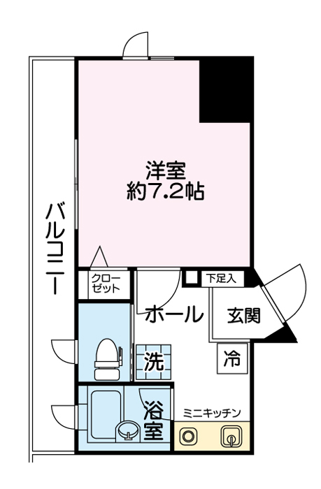 ロワール横浜関内の間取り