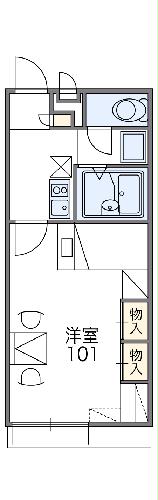 レオパレスマロンモーレーの間取り