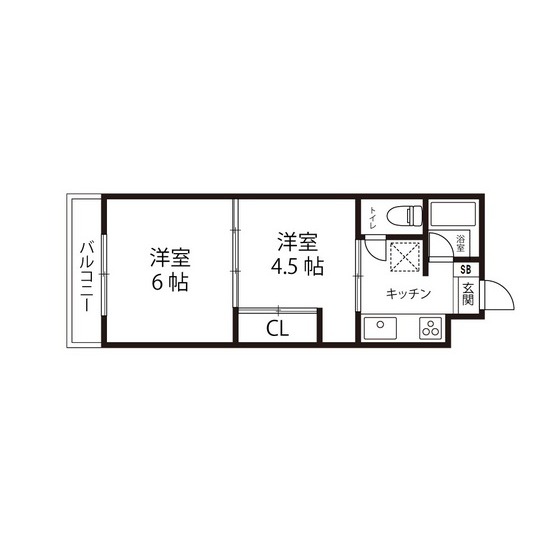 エルミタージュ仙台の間取り