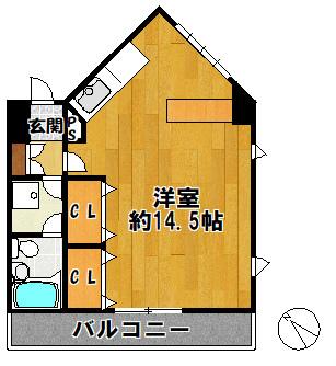 グローバル三田の間取り