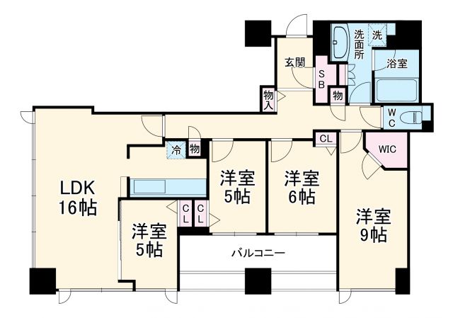 シティタワー浜松の間取り