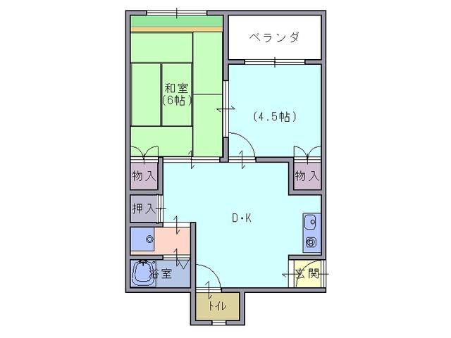 明石市本町のマンションの間取り