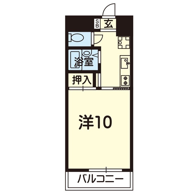 エクセラン南熊本の間取り