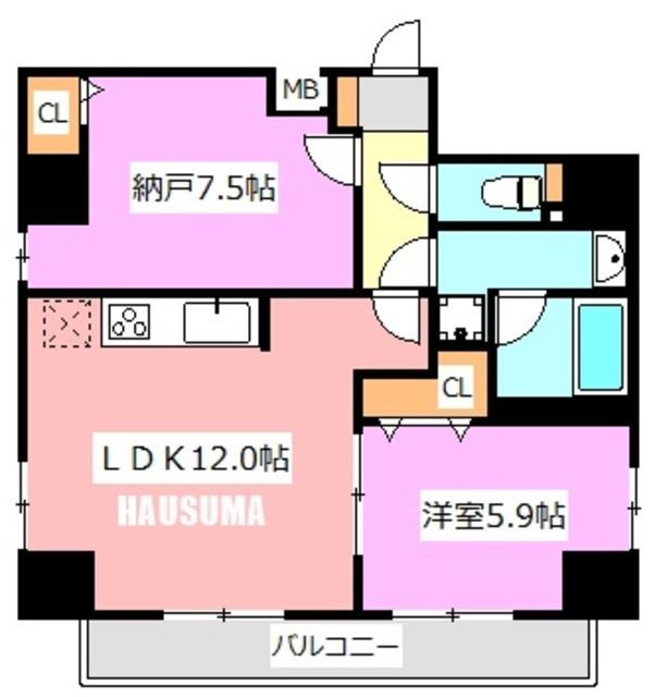 HY’s田端IIeastの間取り