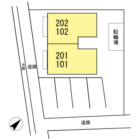 【福山市多治米町のアパートのその他】