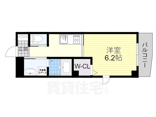 フリーディオ楠葉の間取り