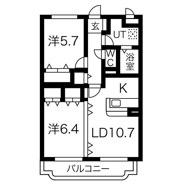 グリーンステージIIの間取り