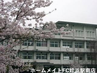 【糸島市潤のアパートの中学校】