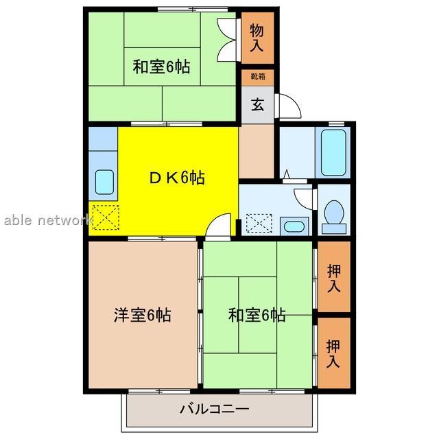 サンロードＴＫIの間取り