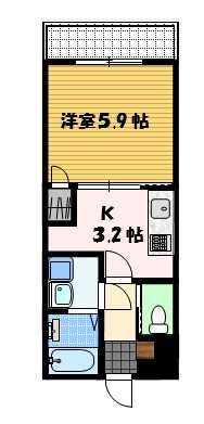 グラッチェ目覚の間取り