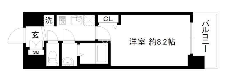 プレサンスTHE KYOTO 東福寺 WESTの間取り