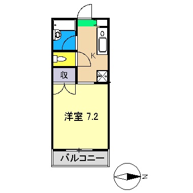 エスティーコート南国の間取り